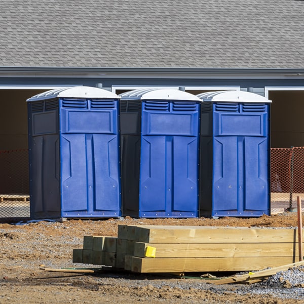 how do you ensure the portable toilets are secure and safe from vandalism during an event in Ansonia OH